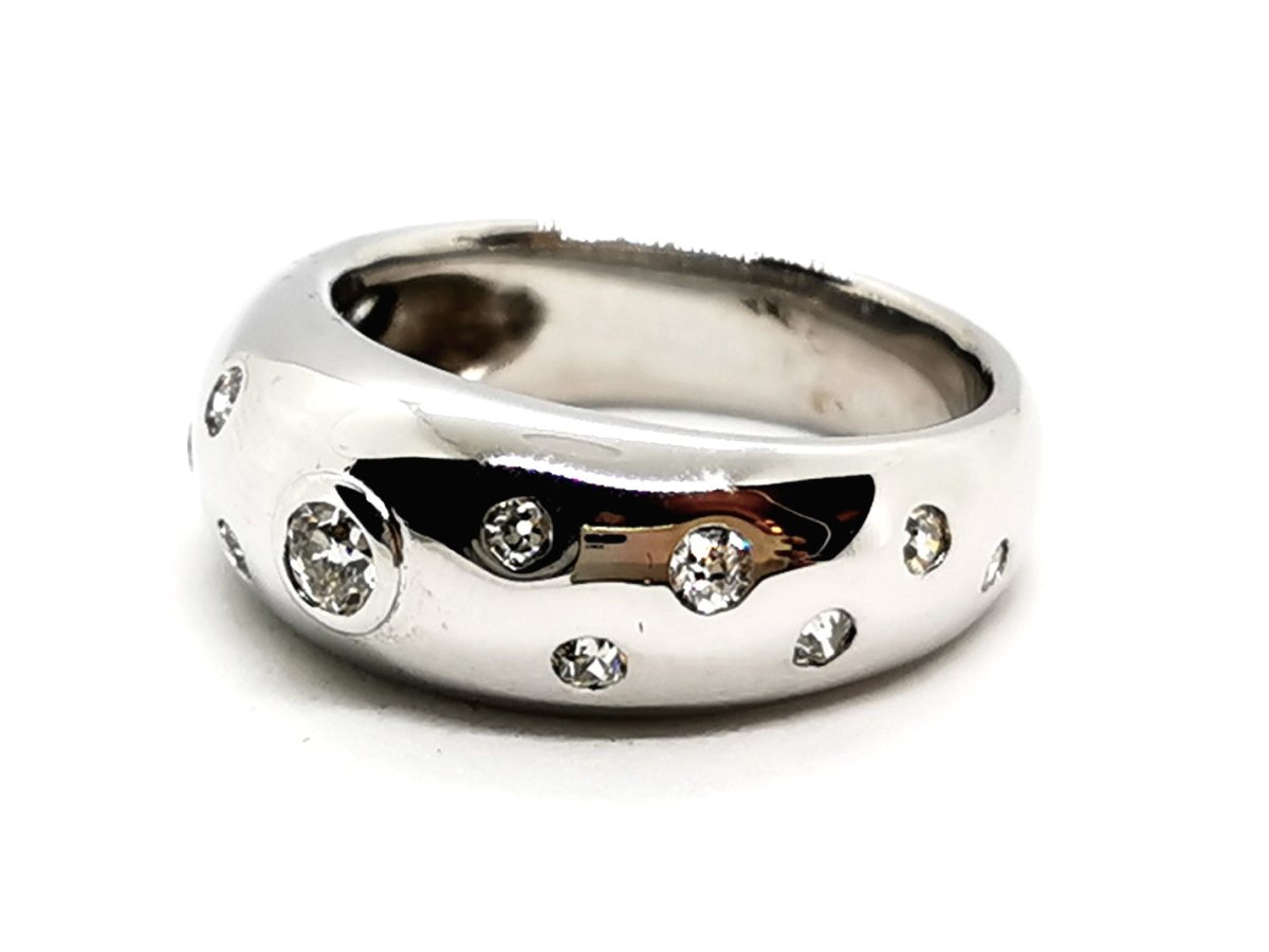 Bague Or blanc Diamant - Castafiore