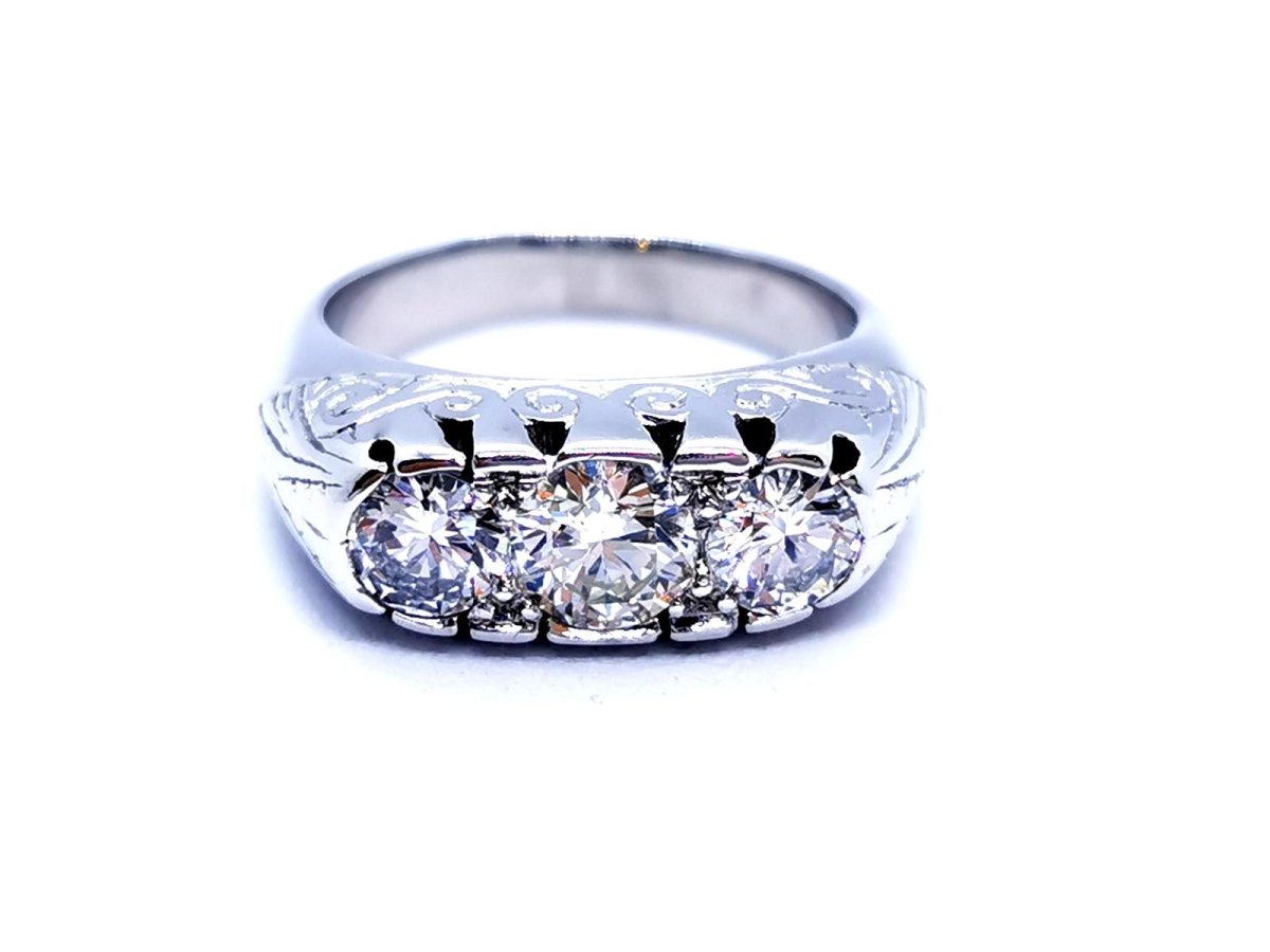 Bague Or blanc Diamant - Castafiore