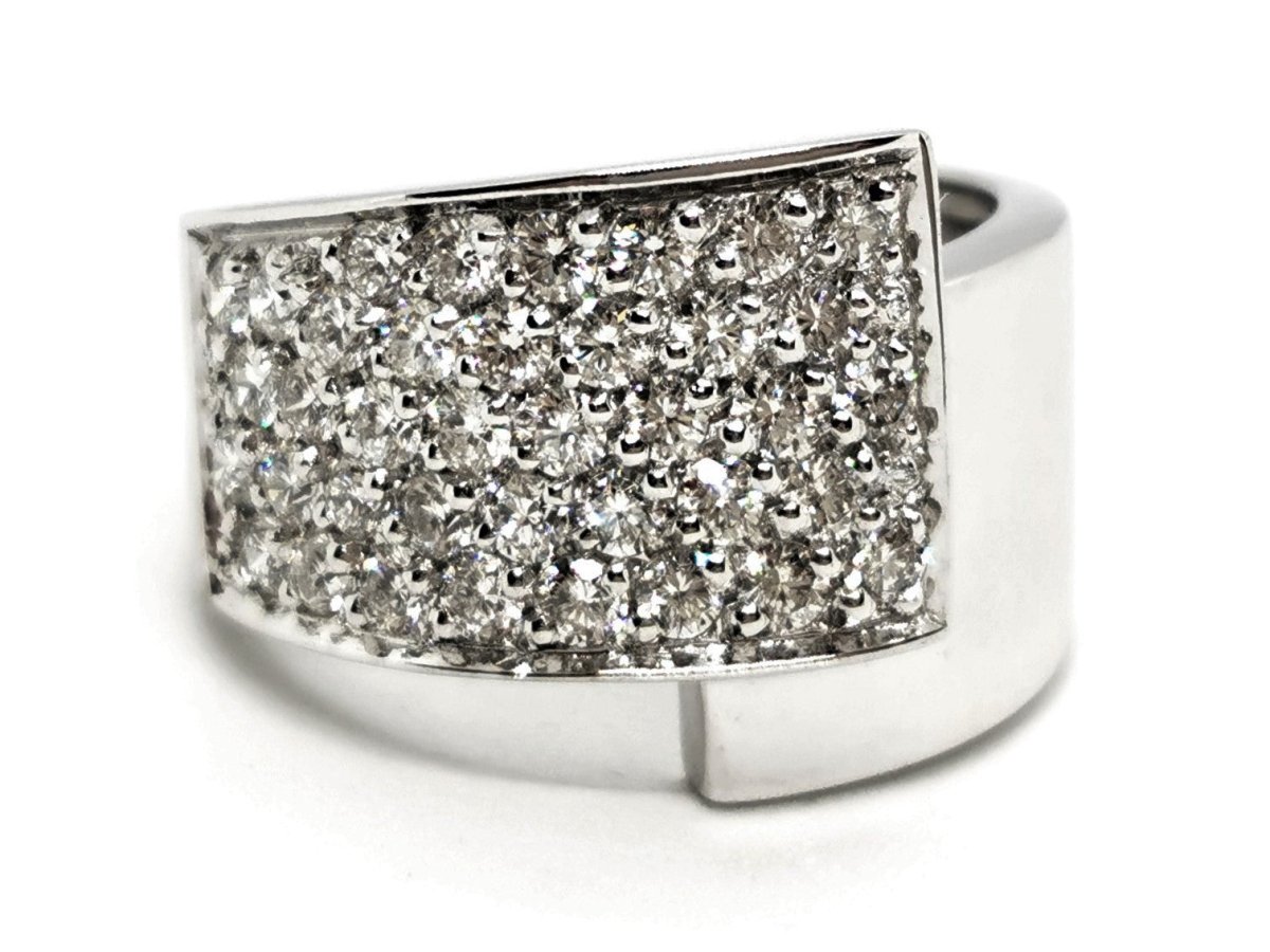 Bague Or blanc Diamant - Castafiore