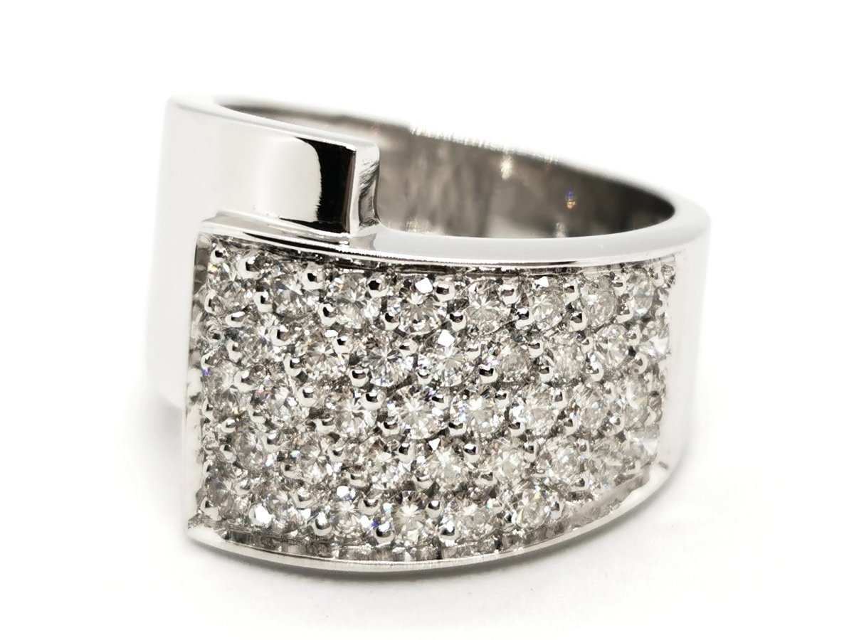 Bague Or blanc Diamant - Castafiore