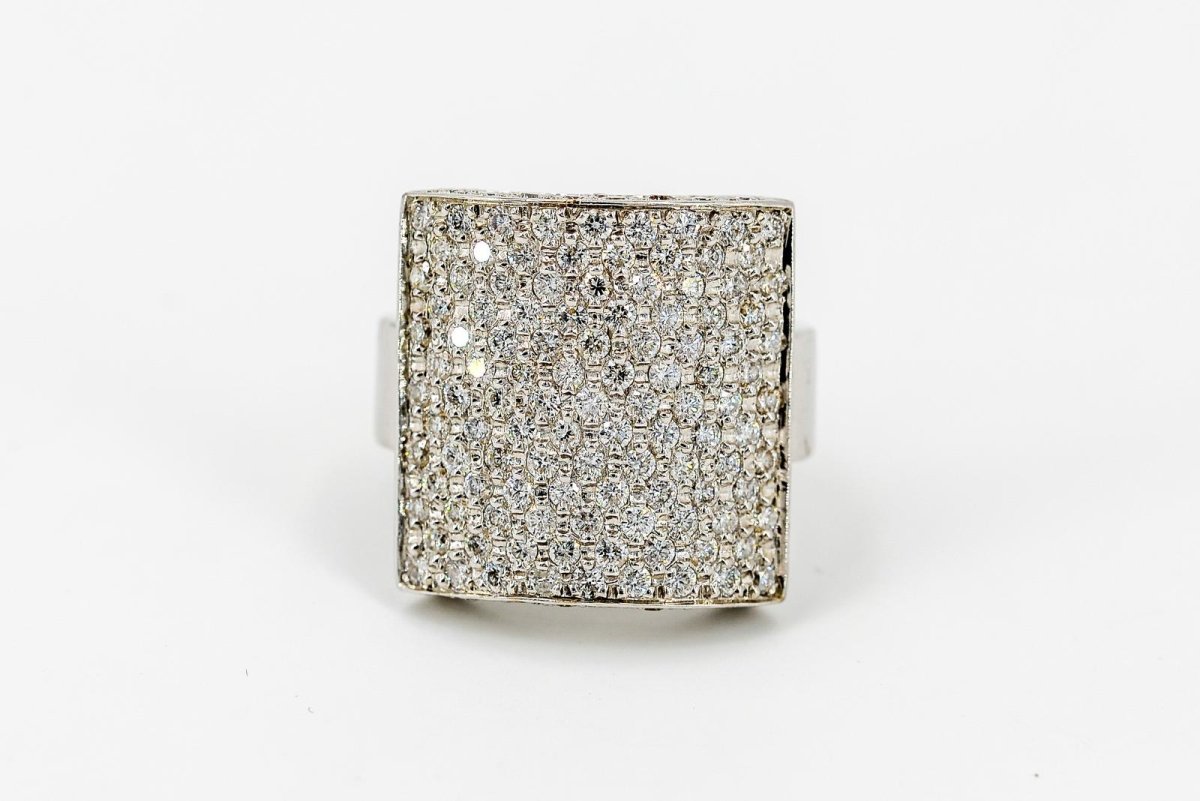 Bague Or blanc Diamant - Castafiore