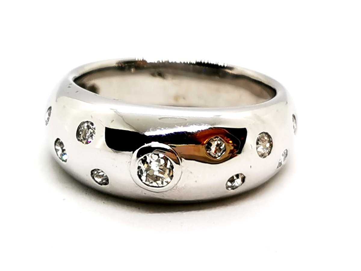 Bague Or blanc Diamant - Castafiore