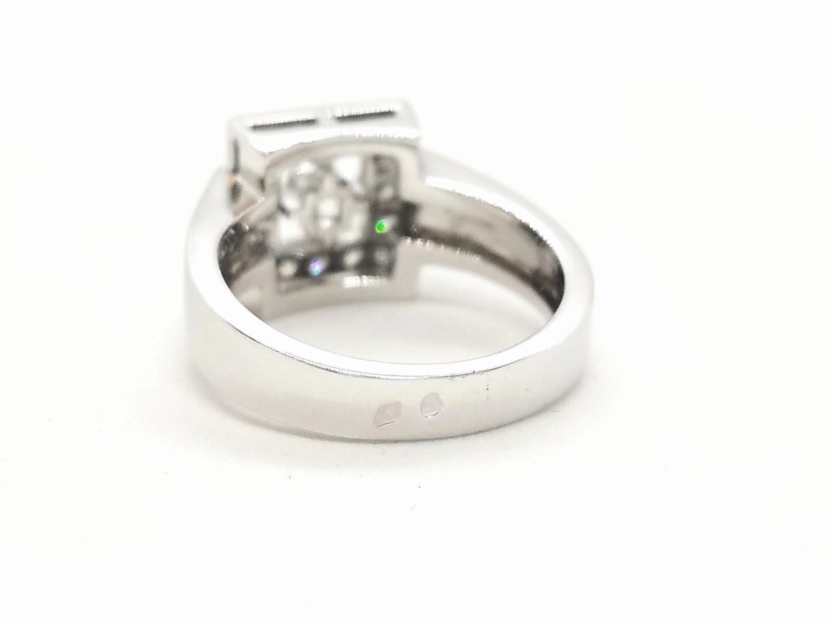 Bague Or blanc Diamant - Castafiore