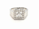 Bague Or blanc Diamant - Castafiore