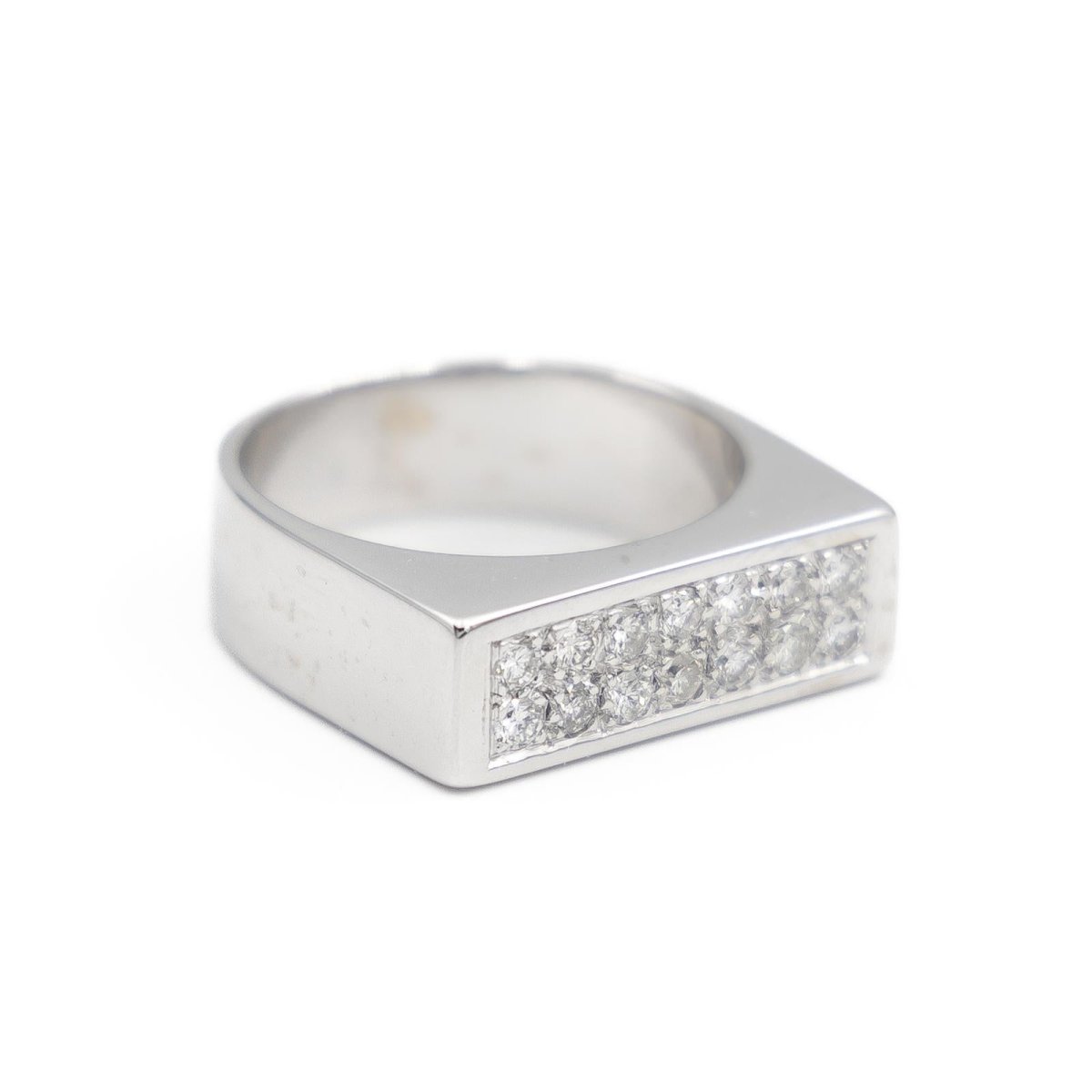 Bague Or blanc Diamant - Castafiore