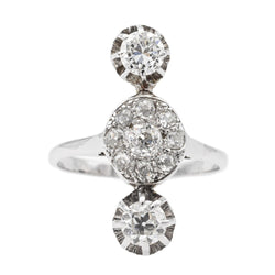 Bague Or blanc Diamant - Castafiore