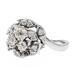 Bague Or blanc Diamant - Castafiore