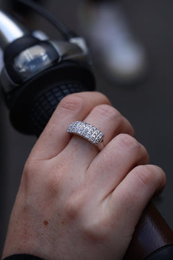 Bague Or blanc Diamant - Castafiore