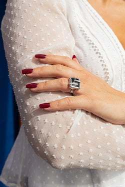 Bague Or blanc Diamant - Castafiore