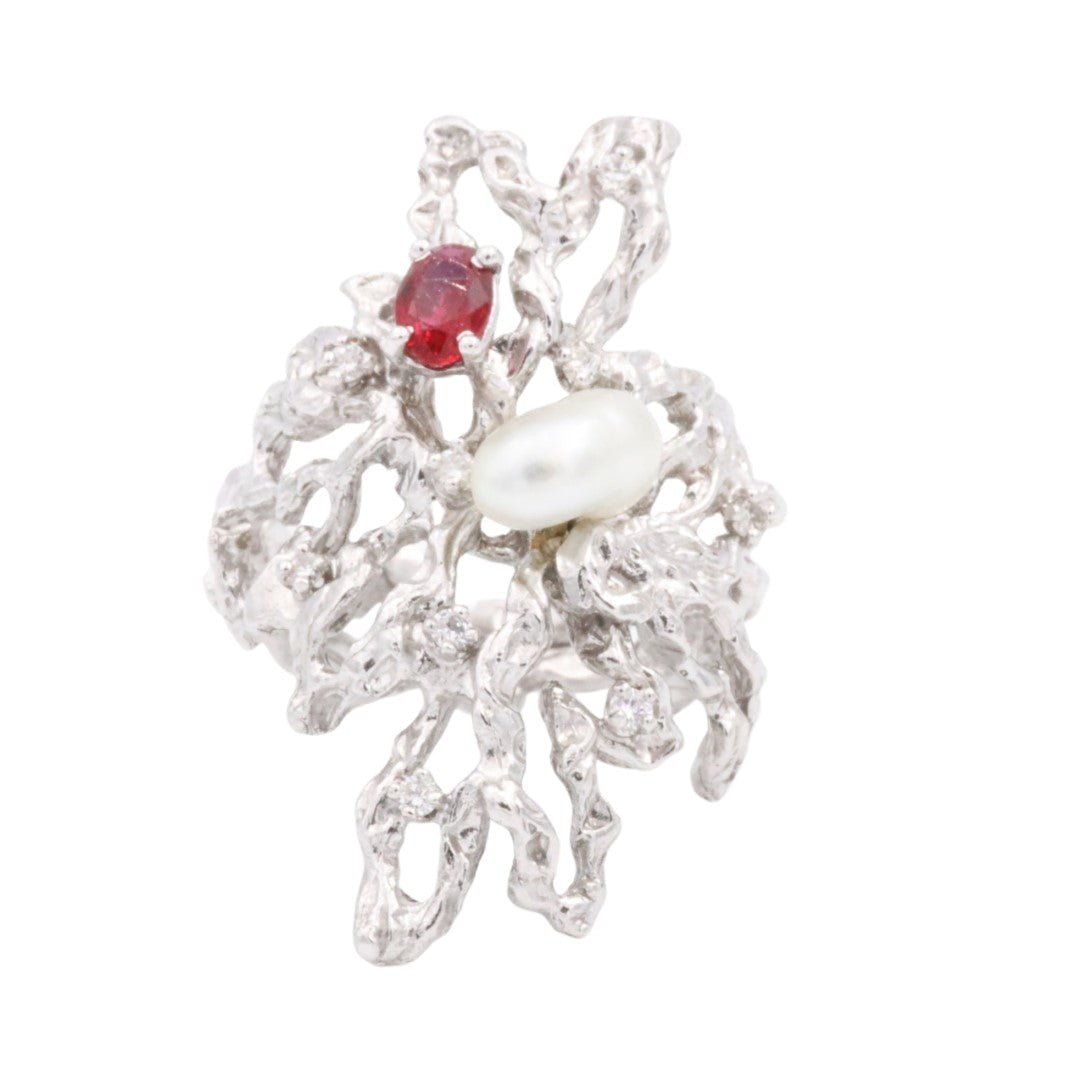 Bague Or blanc Diamant - Castafiore