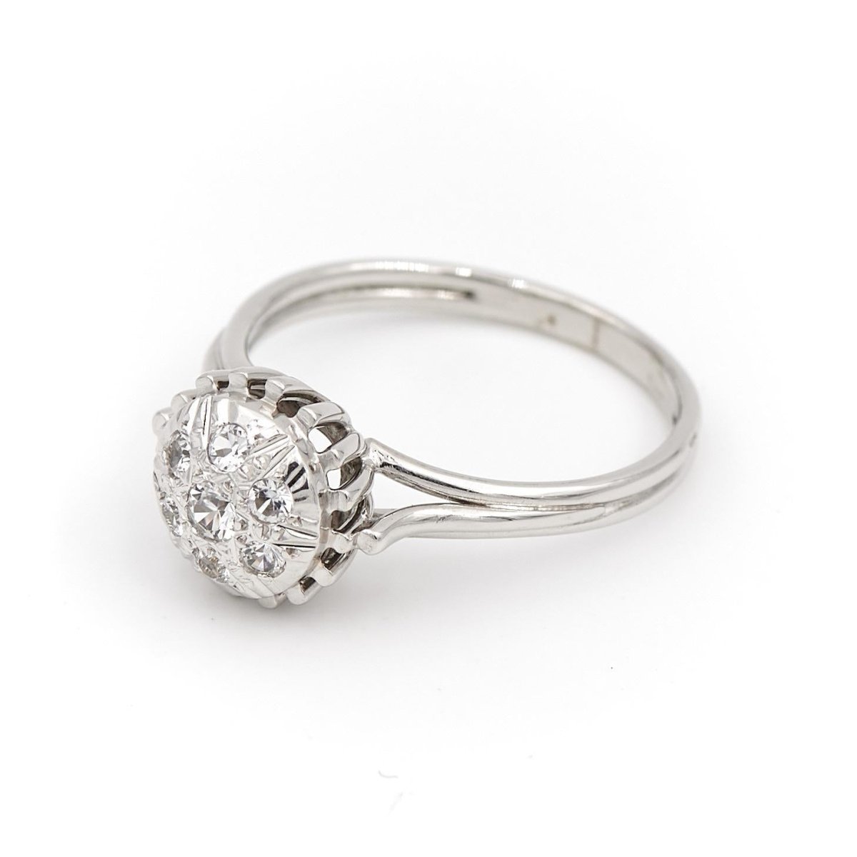 Bague Or blanc Diamant - Castafiore