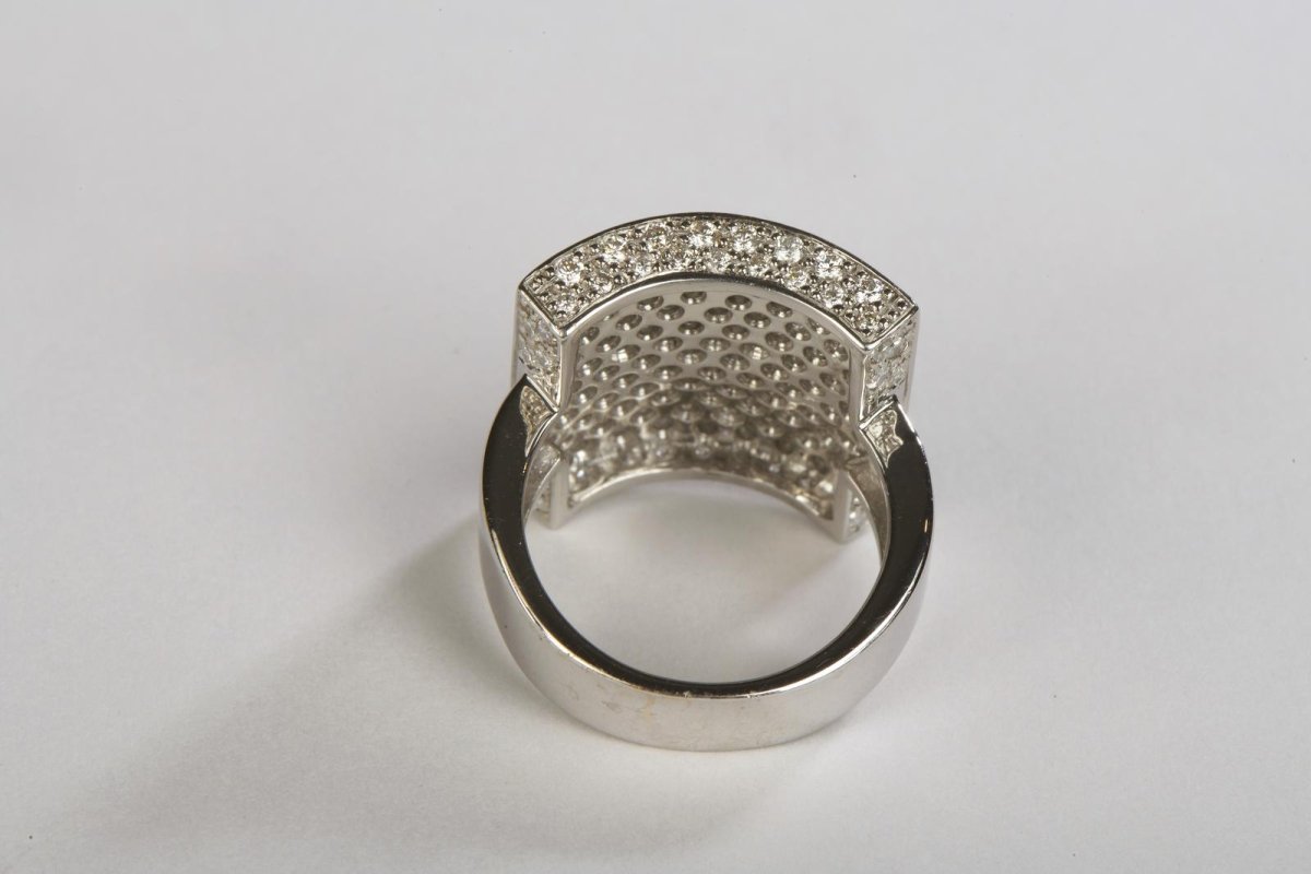 Bague Or blanc Diamant - Castafiore