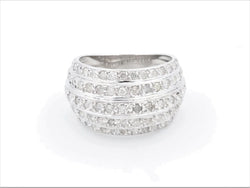 Bague Or blanc Diamant - Castafiore