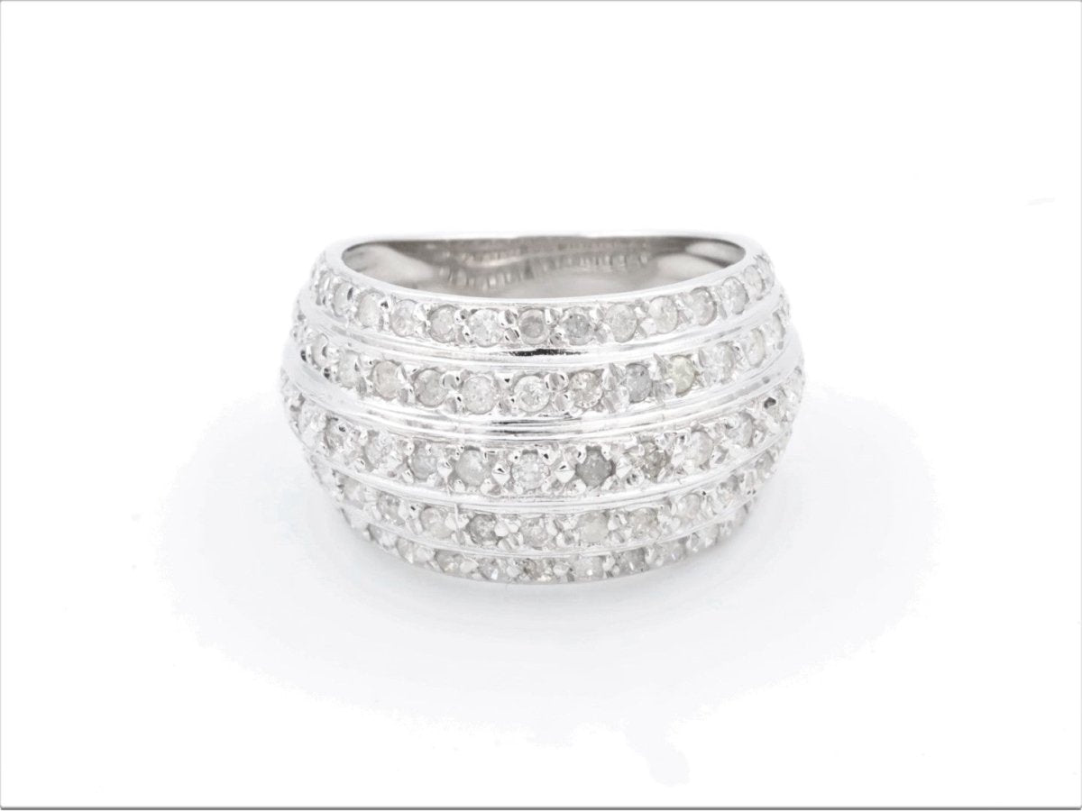 Bague Or blanc Diamant - Castafiore