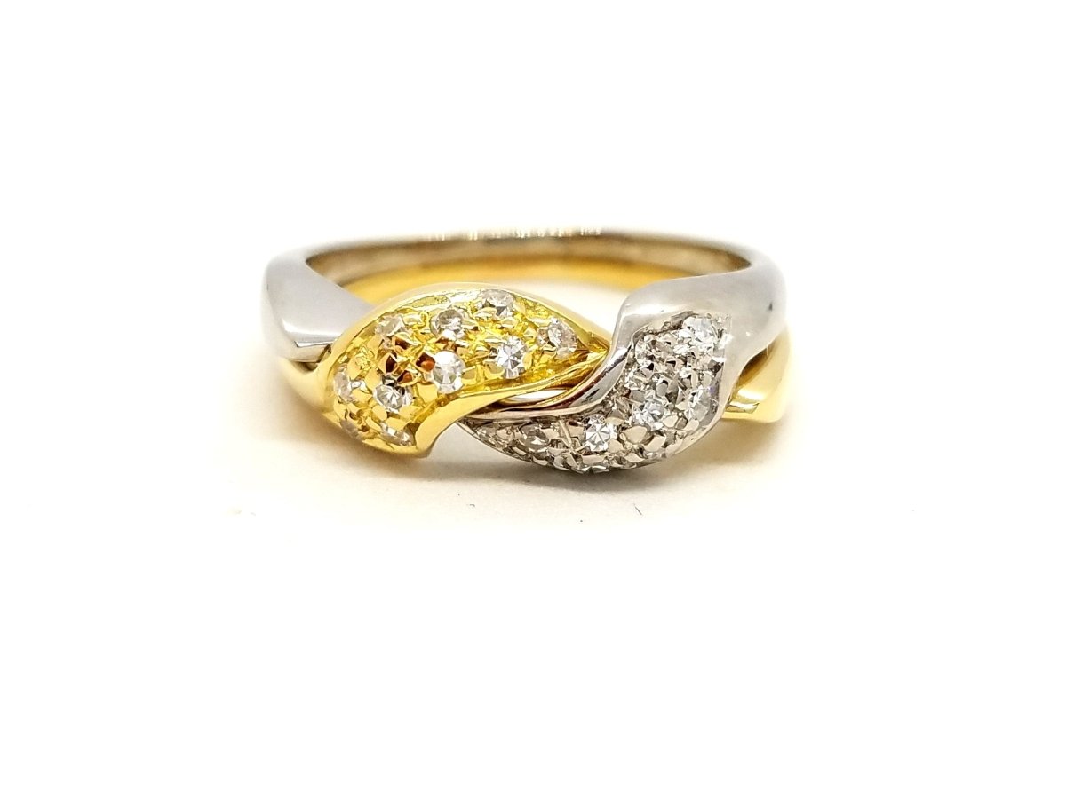 Bague Or blanc Diamant - Castafiore