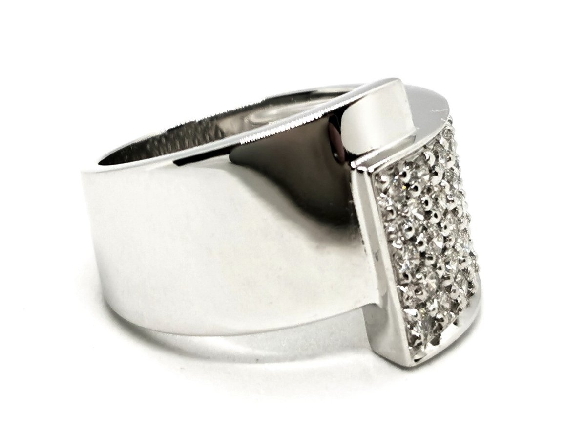 Bague Or blanc Diamant - Castafiore