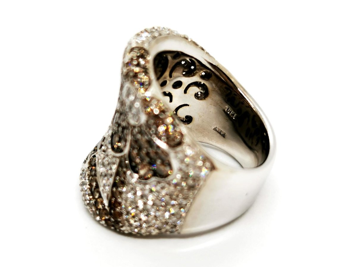 Bague Or blanc Diamant - Castafiore