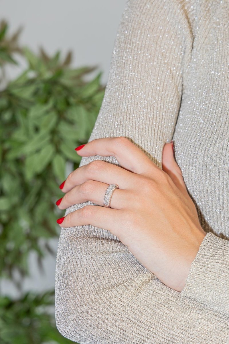 Bague Or blanc Diamant - Castafiore