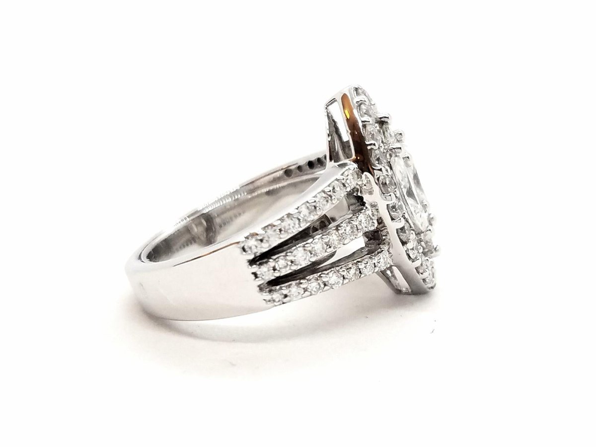 Bague Or blanc Diamant - Castafiore