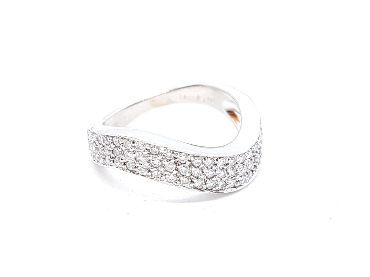 Bague Or blanc Diamant - Castafiore