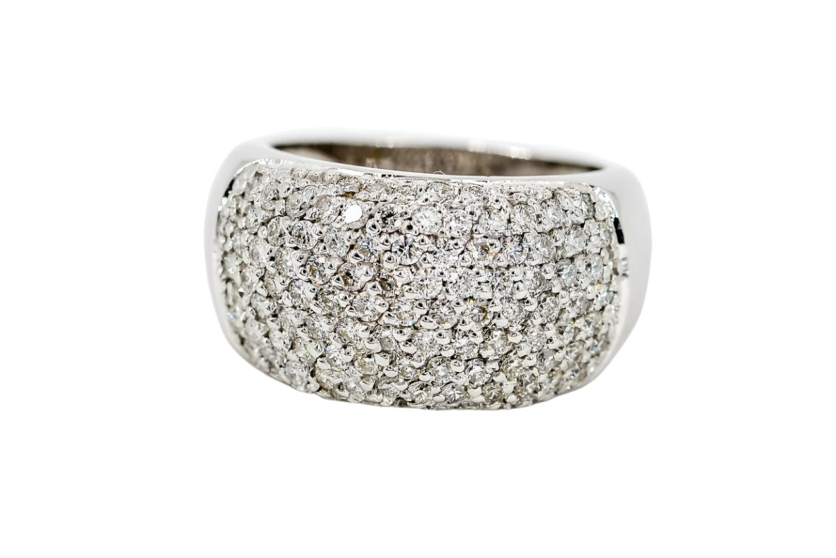 Bague Or blanc Diamant - Castafiore