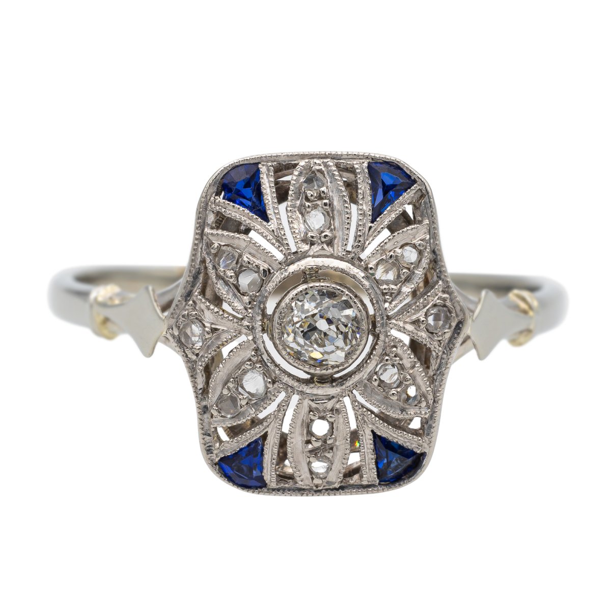 Bague Or blanc Diamant - Castafiore