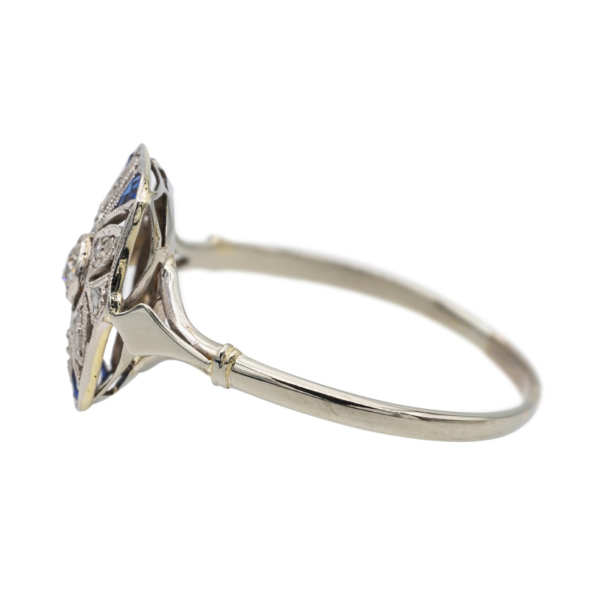 Bague Or blanc Diamant - Castafiore