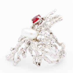 Bague Or blanc Diamant - Castafiore