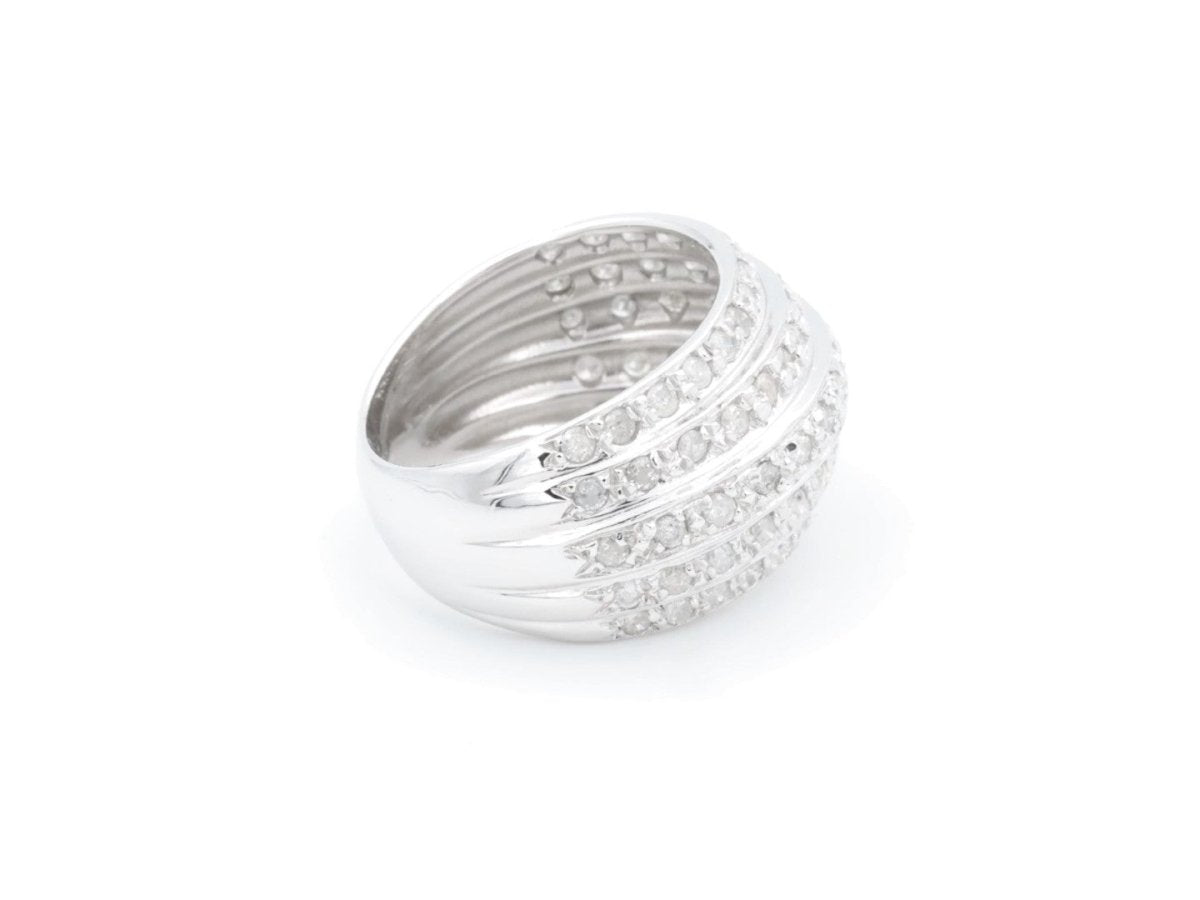 Bague Or blanc Diamant - Castafiore
