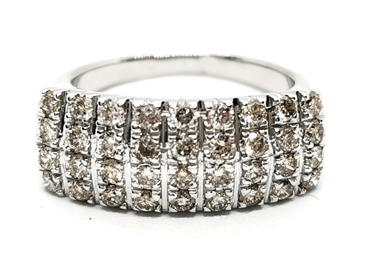 Bague Or blanc Diamant - Castafiore