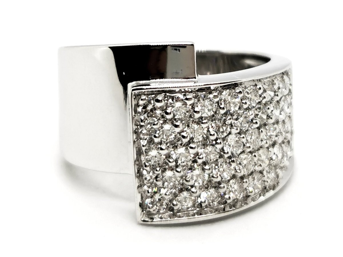 Bague Or blanc Diamant - Castafiore