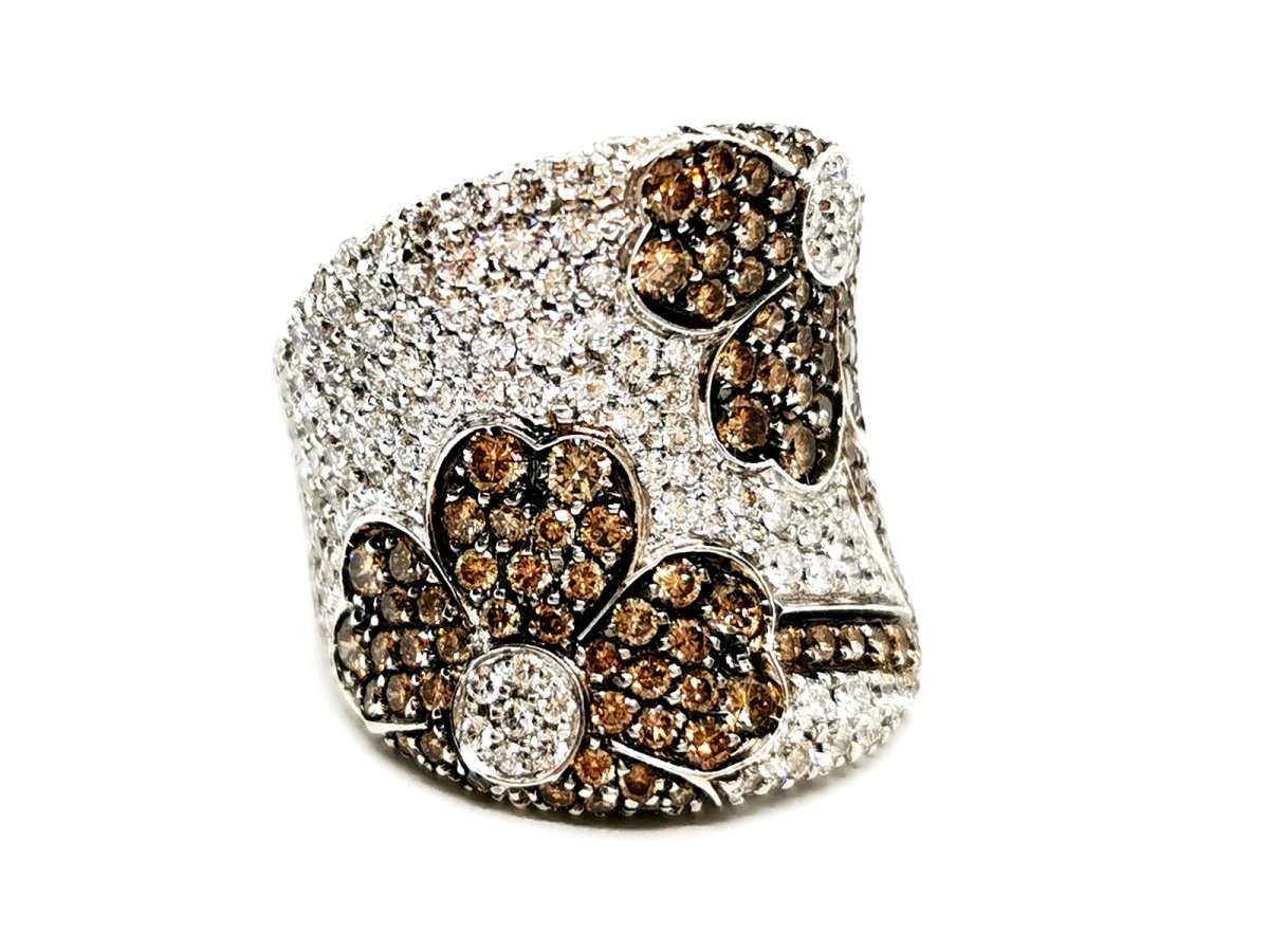 Bague Or blanc Diamant - Castafiore