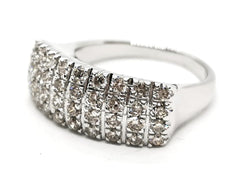 Bague Or blanc Diamant - Castafiore