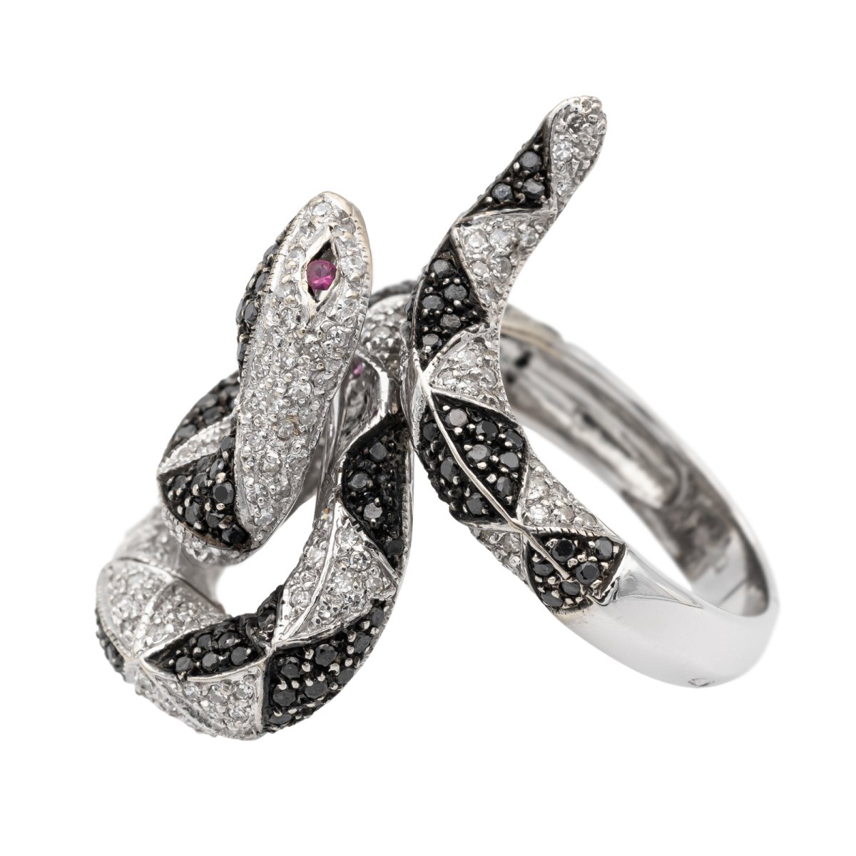 Bague Or blanc Diamant - Castafiore
