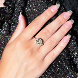 Bague or blanc diamants - Castafiore