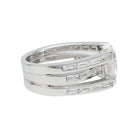 Bague or blanc, diamants coussin 2,01 carats - Castafiore