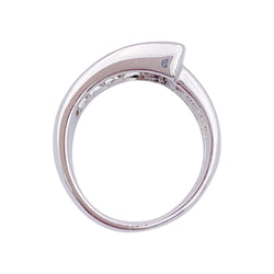 Bague or blanc et diamants - Castafiore