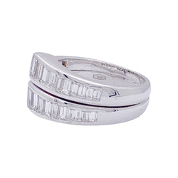 Bague or blanc et diamants - Castafiore