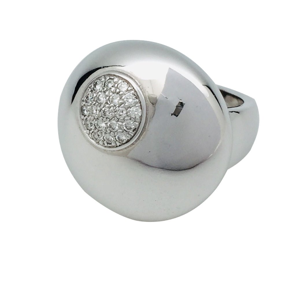 Bague or blanc et diamants - Castafiore