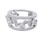 Bague or blanc et diamants - Castafiore