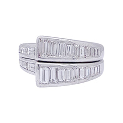 Bague or blanc et diamants - Castafiore