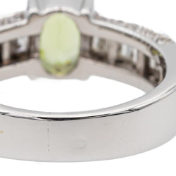 Bague Or blanc Péridot - Castafiore