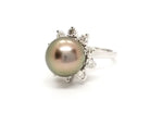 Bague Or blanc Perle - Castafiore