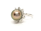 Bague Or blanc Perle - Castafiore