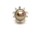 Bague Or blanc Perle - Castafiore