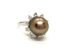 Bague Or blanc Perle - Castafiore