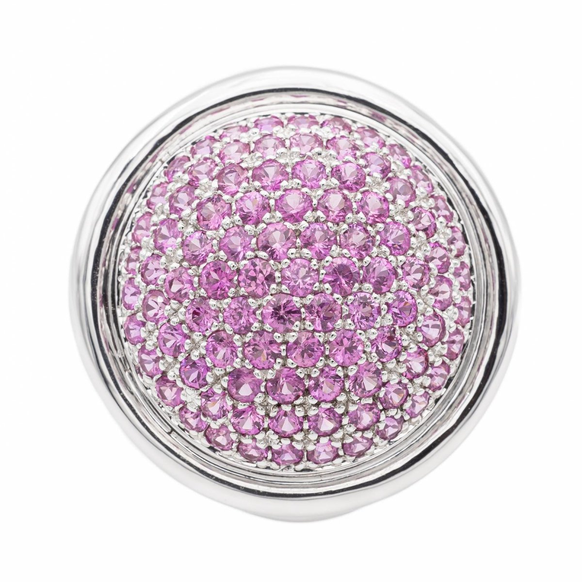 Bague Or blanc Saphir - Castafiore