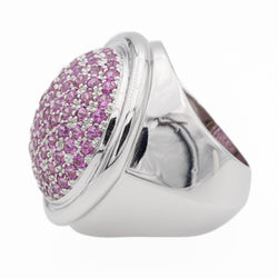 Bague Or blanc Saphir - Castafiore