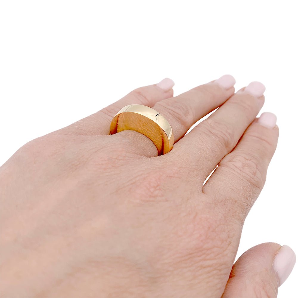 Bague or jaune. - Castafiore