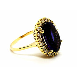 Bague Or jaune Améthyste - Castafiore